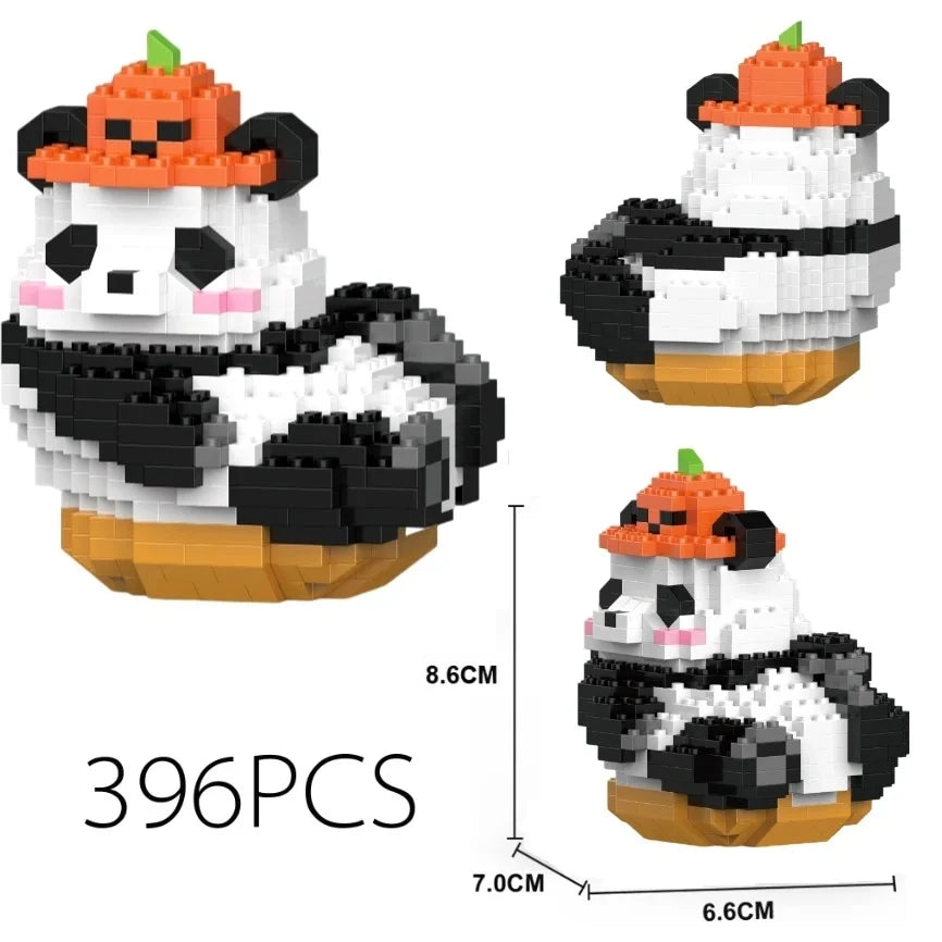 Cute/Kawaii Panda Mini Building Blocks - 5 Styles