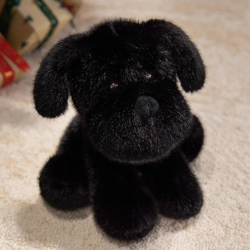 Cute Dog Plush Toys 25/35cm - Black/Brown/White/Yellow