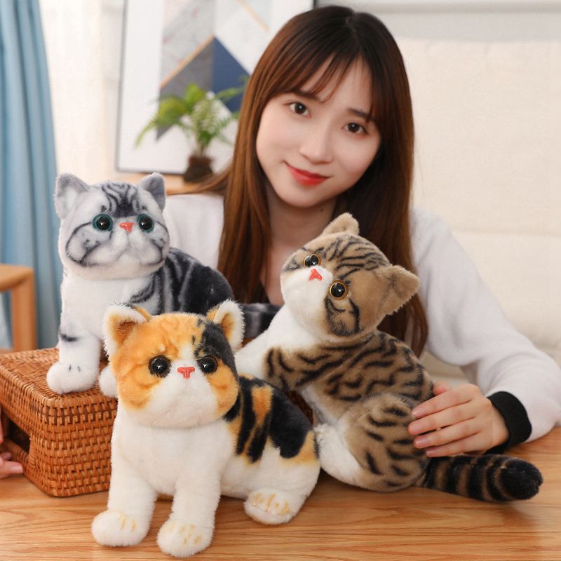 Cats Lifelike Plush Toy 26cm