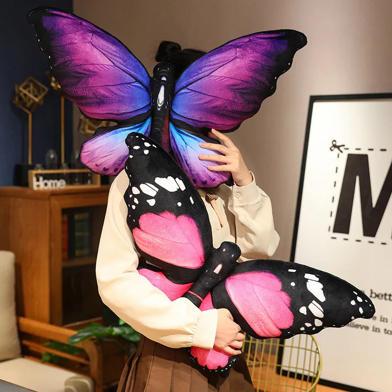 Butterfly Lifelike Plush Toys 40x50cm - Red/Blue/Yellow/Pink/Purple/Orange