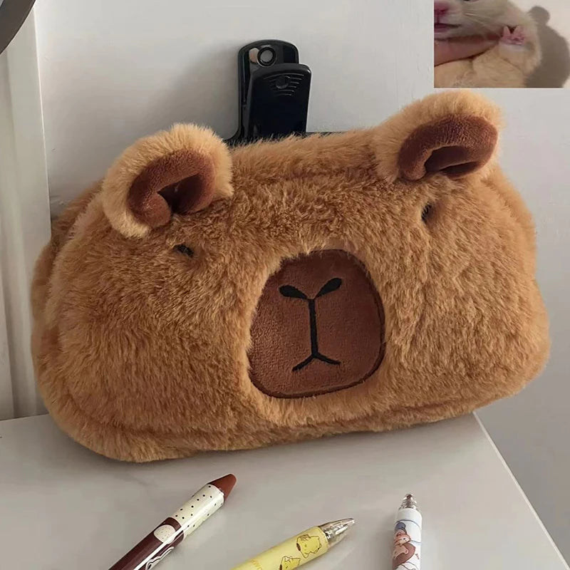 Cute/Kawaii Capybara Pencil Plush Bag