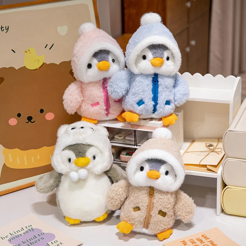 Cute Penguin With Cloth Plush Toys 25cm - 4 Styles