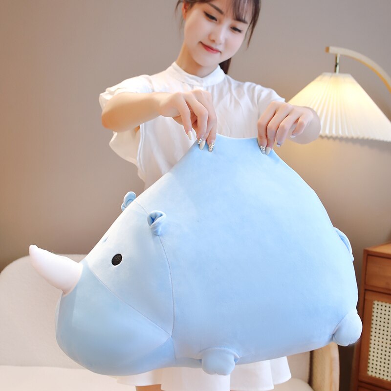 Cute Blue Rhinoceros Plush Toys 40/50cm