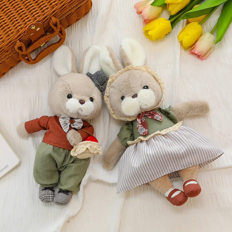 Cute Rabbit/Bear (Dress-up) Plush Toys 28cm - 6 Styles