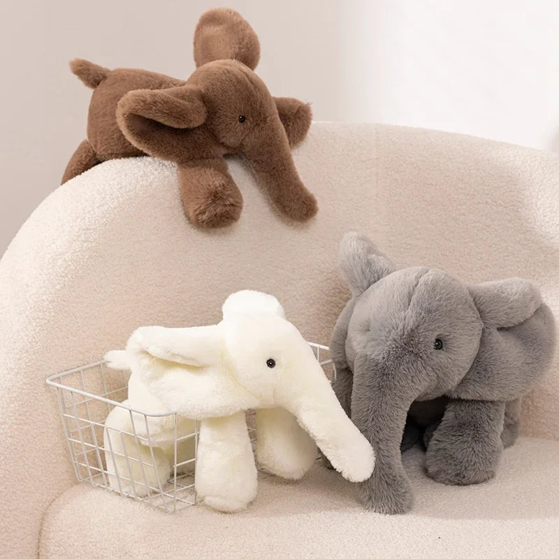 Cute/Kawaii Elephant  Plush Toys 45/60cm -Brown/Grey/White