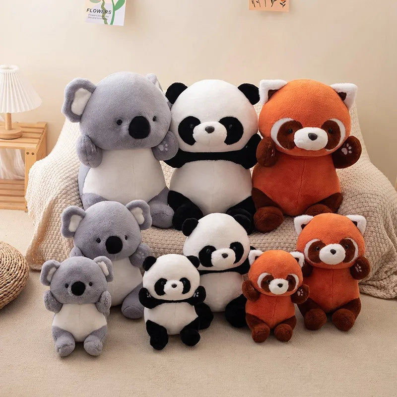 Cute Animal (Koala/Red Panda/Panda) Plush Toys 23/30/45cm