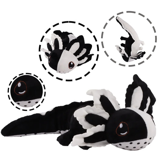 Cute Axolotl Plush Toys  - Black/White