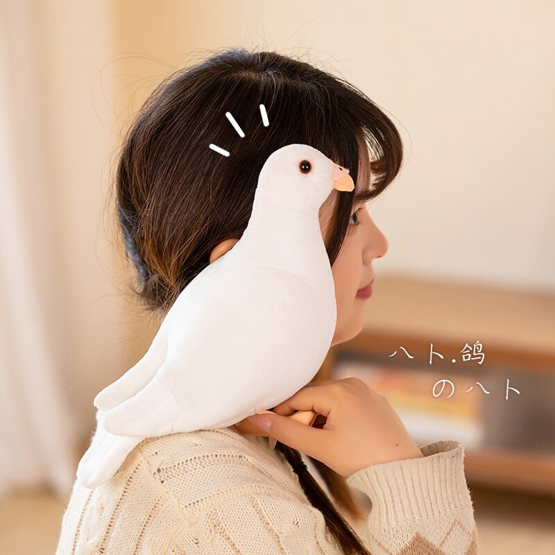 Bird (Magpie/Pigeon) Lifelike Plush Toys 20cm