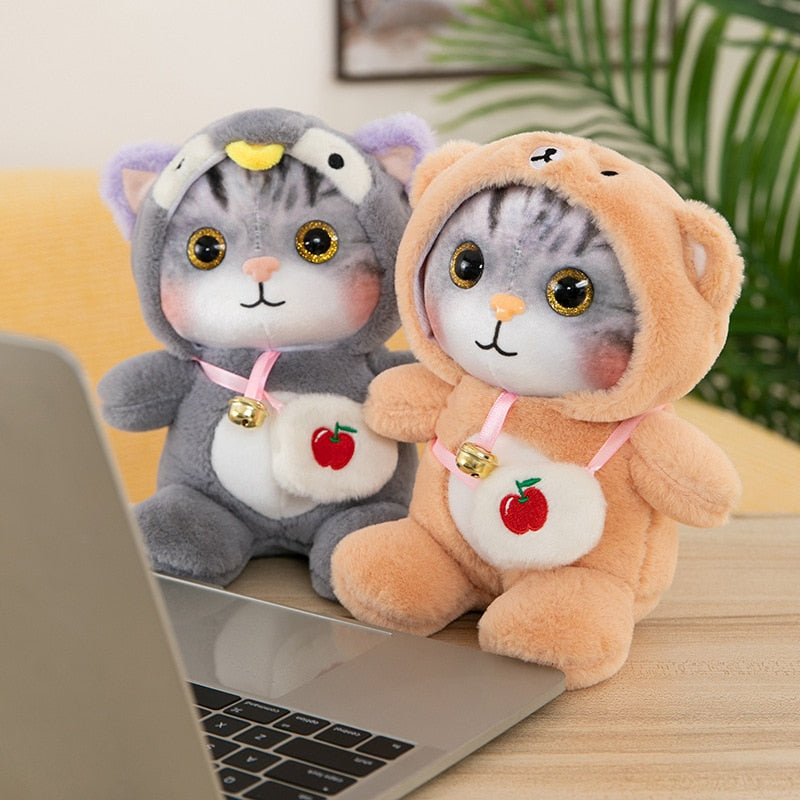 Cute Cat (Animal Dress Up) Plush Toys 25cm - 6 Styles