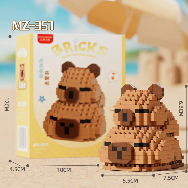 Capybara Mini Building Blocks - 6 Styles (V2)