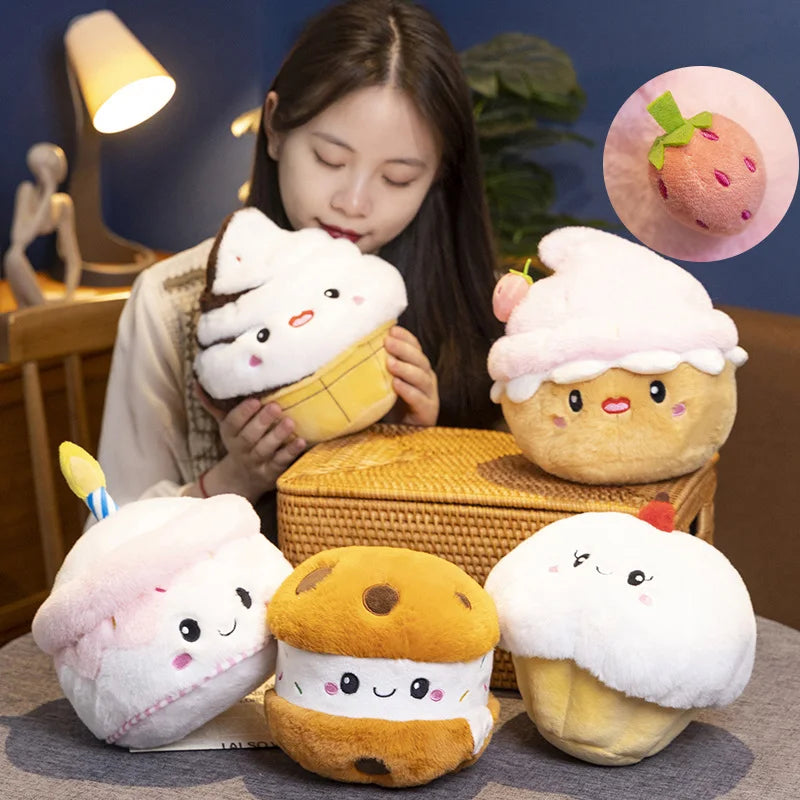 Cute Food Series(Muffin/Cake/Biscuit) Plush Toys 15-25cm