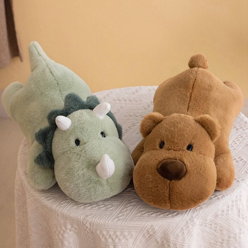 Lying Animal (Bear/Dog/Unicorn/Dinosaur) Pillow Plush Toys 50cm