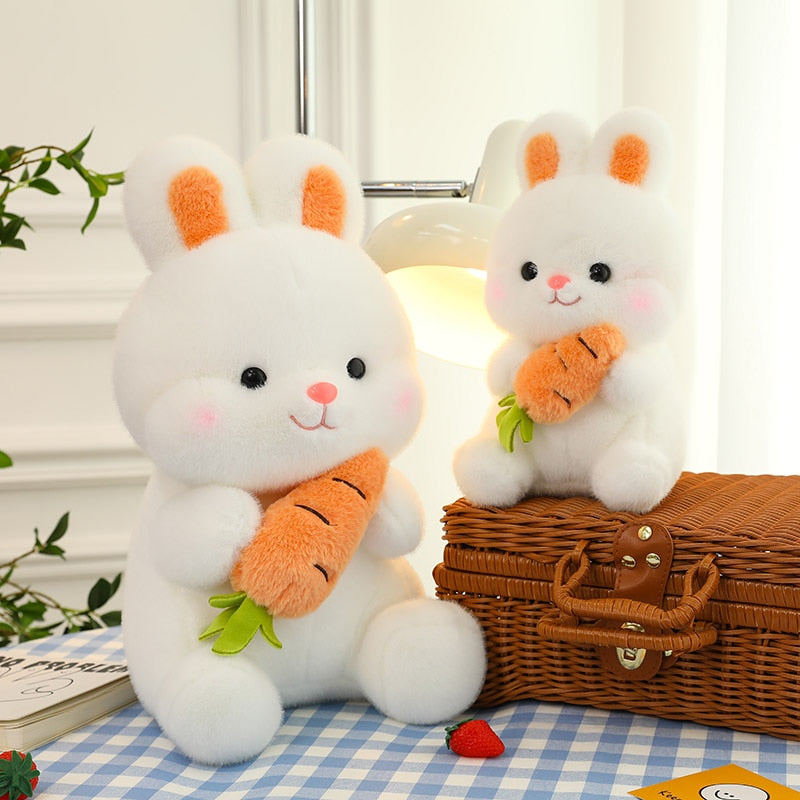 Cute Rabbit with Carrot Plush Toys 28cm/40cm/50cm