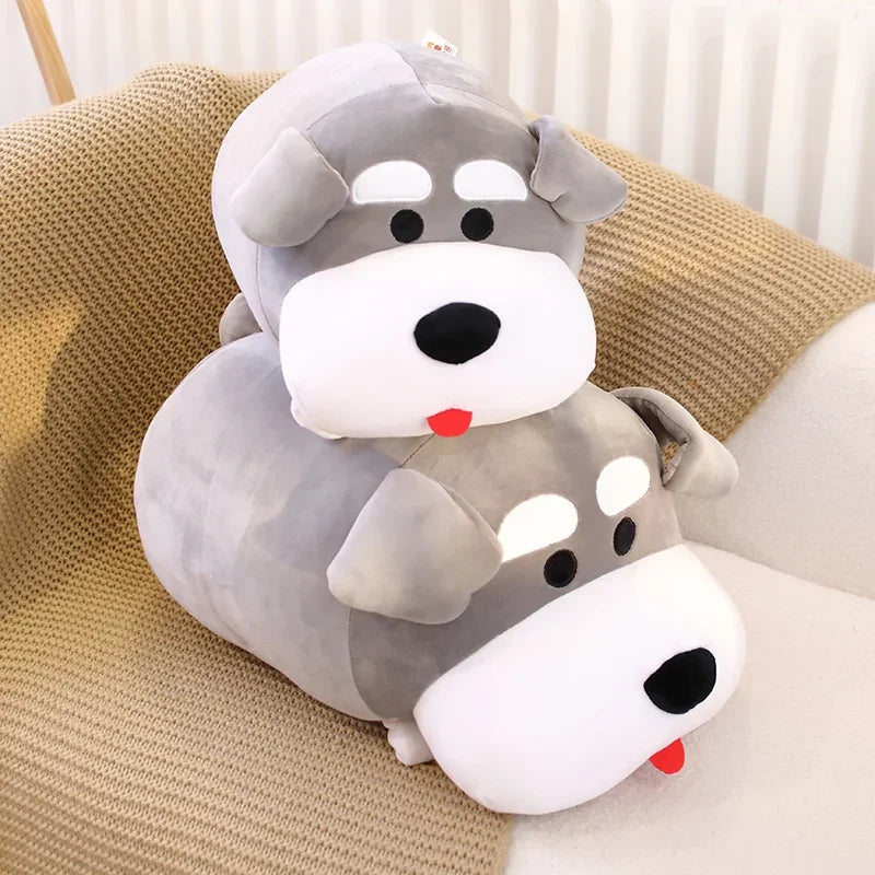 Cute Schnauzer Dog Plush Pillow Toys 35/45cm