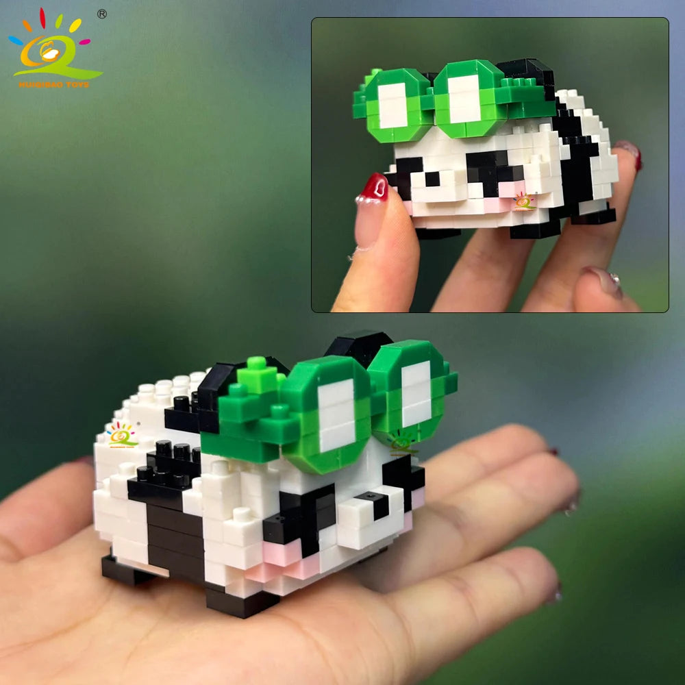 Cute Panda Mini Building Blocks - 9 Styles