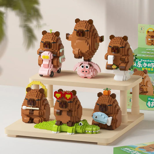 Capybara Mini Building Blocks - 6 Styles