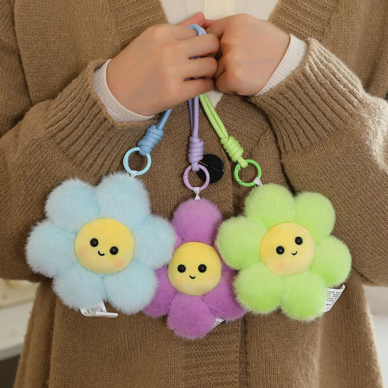 Cute Flower Plush Keychain 12cm - 12 Styles