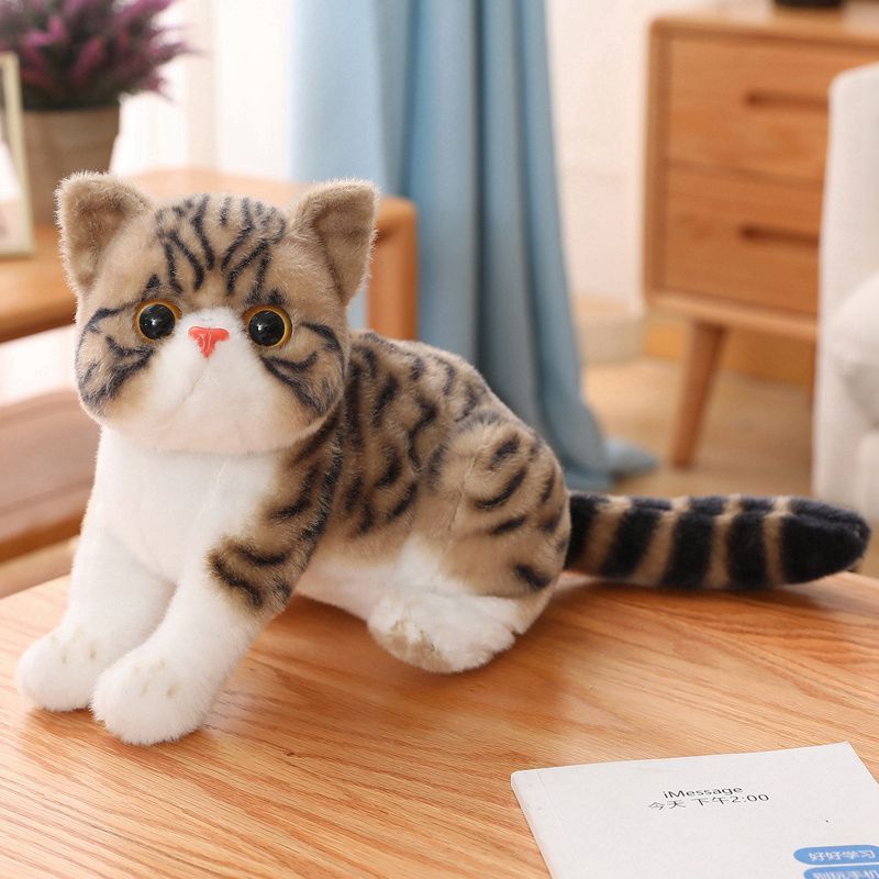 Cats Lifelike Plush Toy 26cm