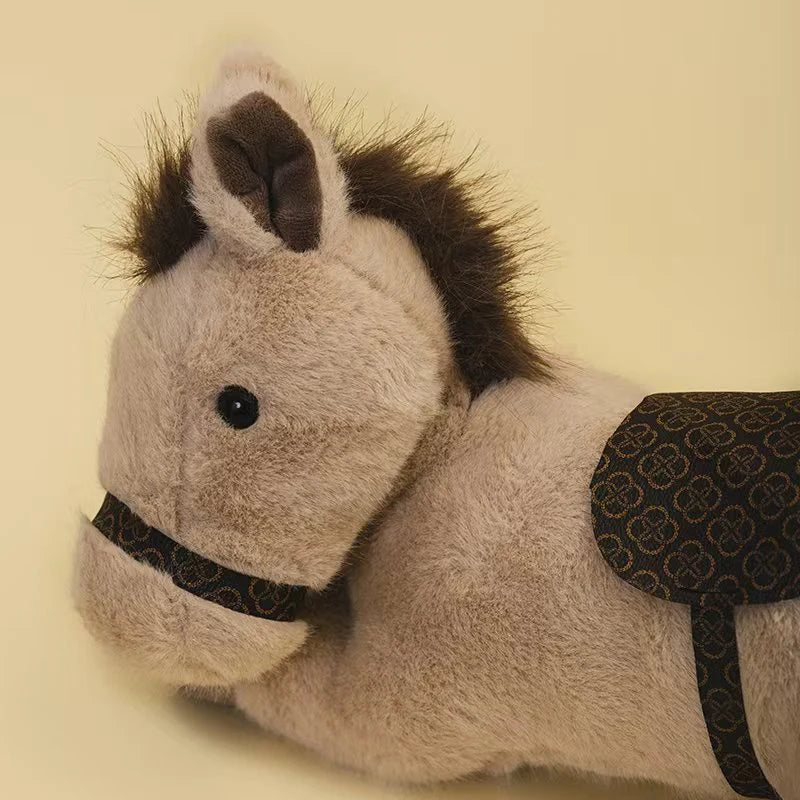 Cute Lying Horse Plush Toys 30/45/60cm