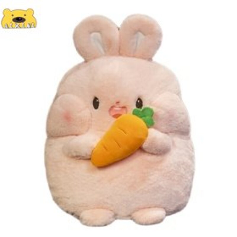 Cute Animal (Dog/Rabbit/Pig/Chicken) With Food Plush Toys 25/30cm - 5 Styles