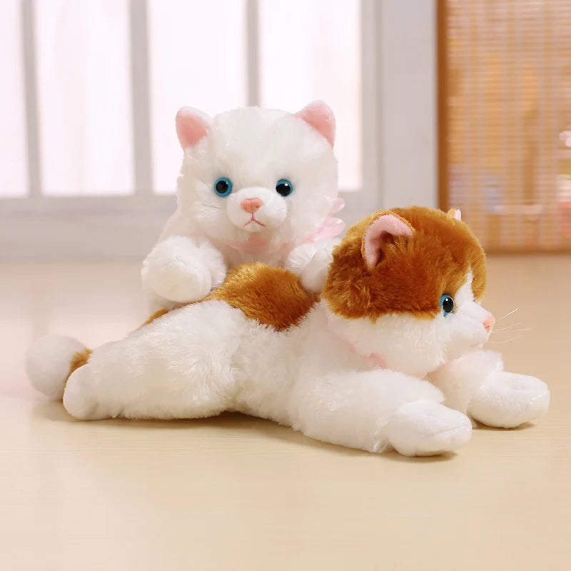 Cute Lying Cats Plush Toys 20/30/38/48cm - 6 Styles