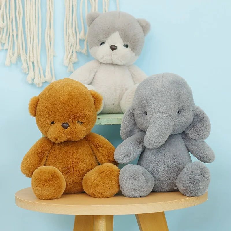 Cute Animal (Elephant/Dinosaur/Bear/Dog/Rabbit) Plush Toys 23cm