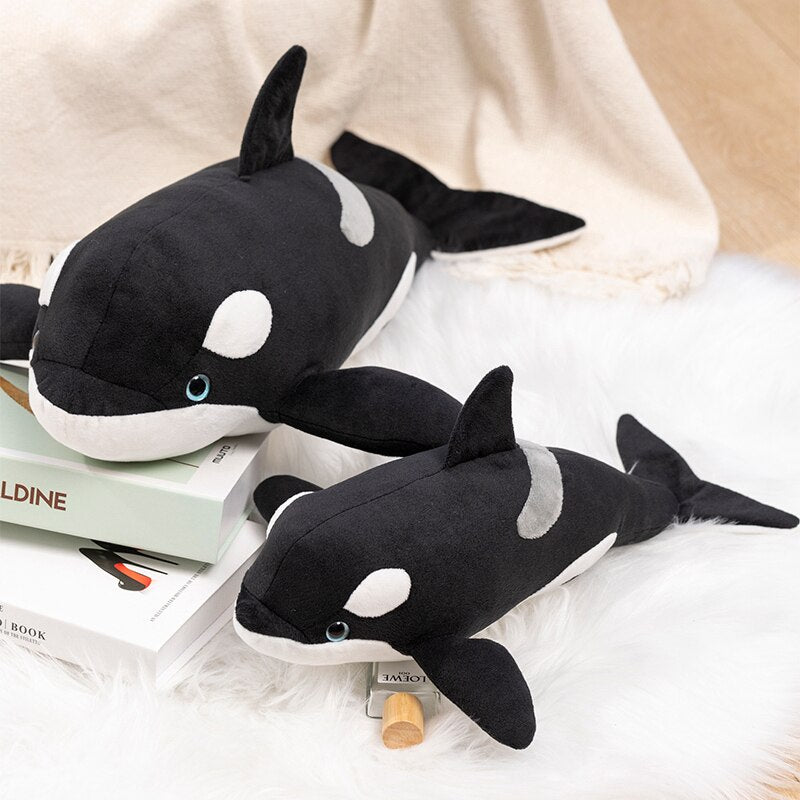 Killer Whale/Great White Shark Plush Toys 35/50cm