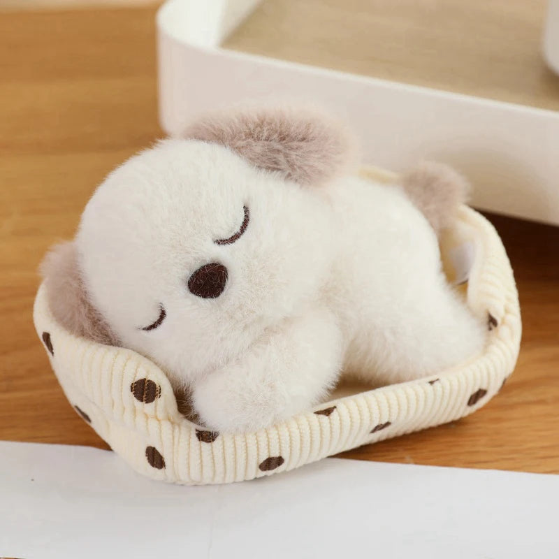 Cute Sleeping Animal(Dog/Cat/Fox/Bear/Rabbit/Pig) Plush Toys 12cm
