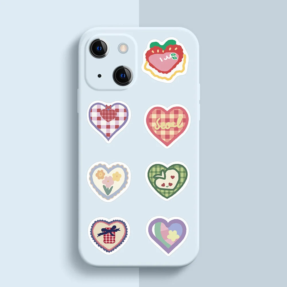 100 pcs Cute/Kawaii Sweet Heart Stickers