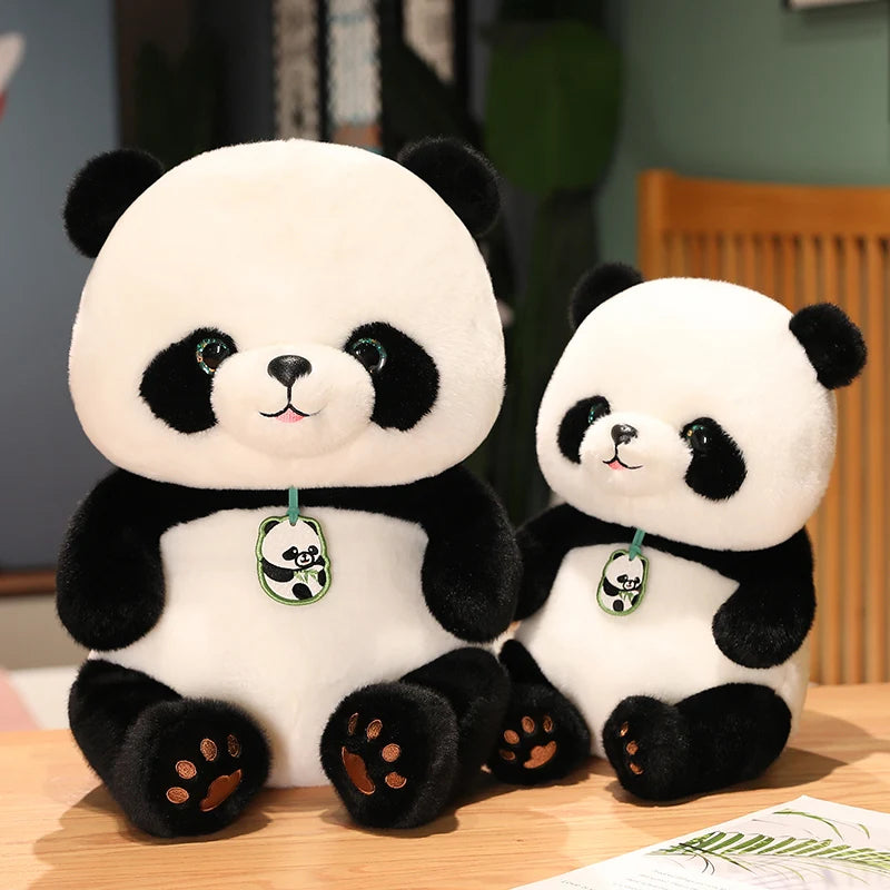 Cute Panda With Pendant Plush Toys 24/30/40/50cm