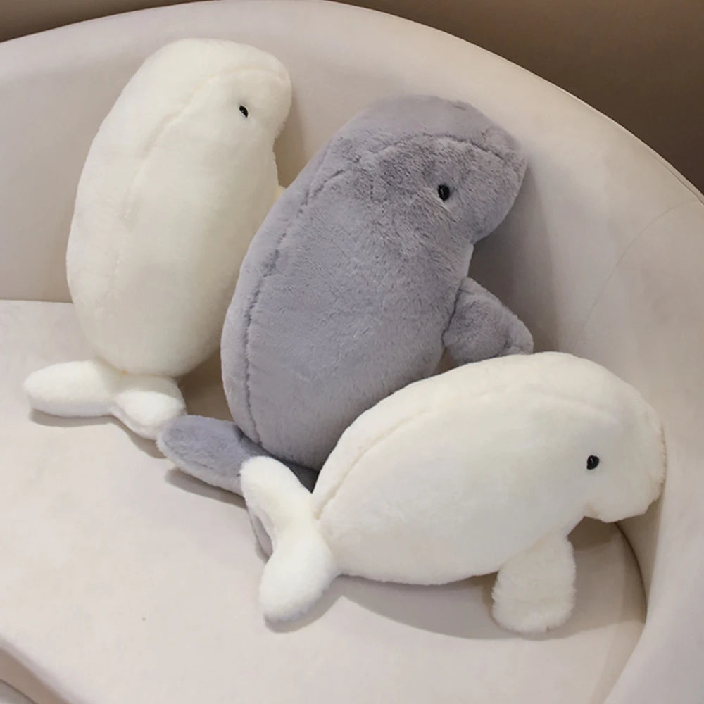 Cute White/Grey Dugong Plush Toys 40/50cm