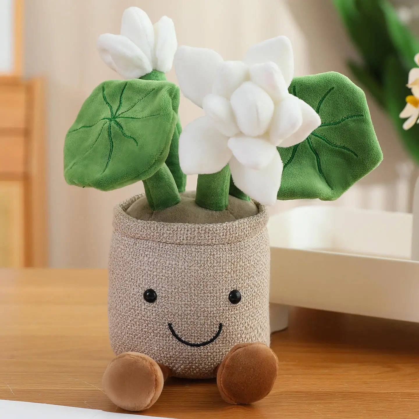 Cute Plant (Lotus Flower) Plush Toys 30cm - White/Pink/Purple/Orange