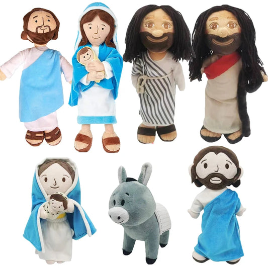 Religious (Jesus/Mary/Bible/Donkey) Plush Toys - 8 Styles