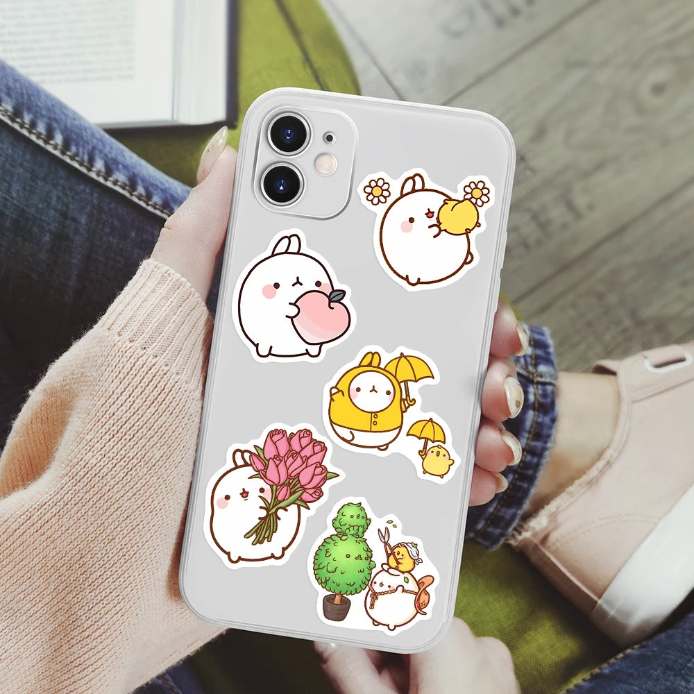 50 pcs Cute/Kawaii Bunny/Rabbit Stickers - V3