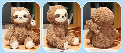 Sloth with Child Pluth Toys 40cm/55cm/75cm