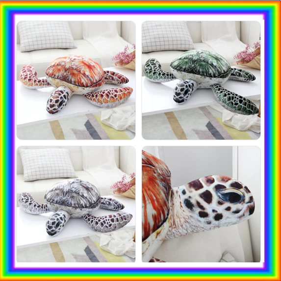 Turtle Plush Toys 25-70cm (Green/Grey/Orange)