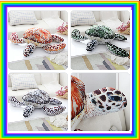 Turtle Plush Toys 25-70cm (Green/Grey/Orange)