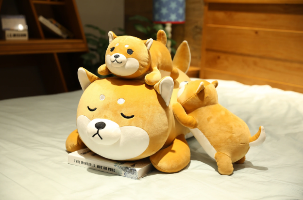 Lying Dog (Corgi & Shiba Inu ) Plush Toys 35cm-75cm