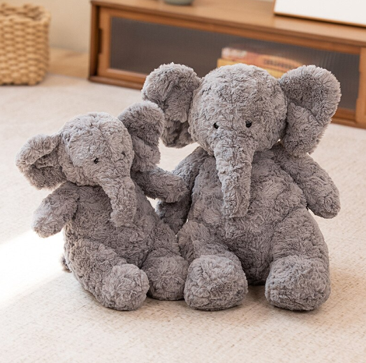 Grey Elephant Plush Toys 30/40/50cm