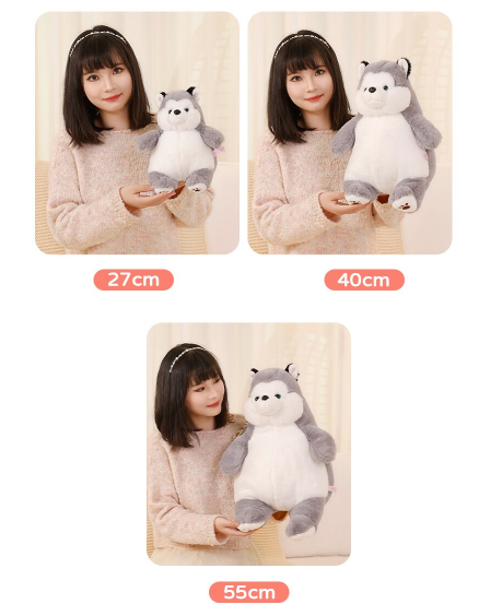 Animal (Polar Bear/Husky Dog/Fox) Plush Toys 27cm-55cm