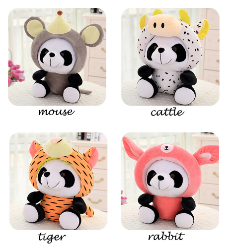 Panda Cosplay Plush Toys 20cm/40cm