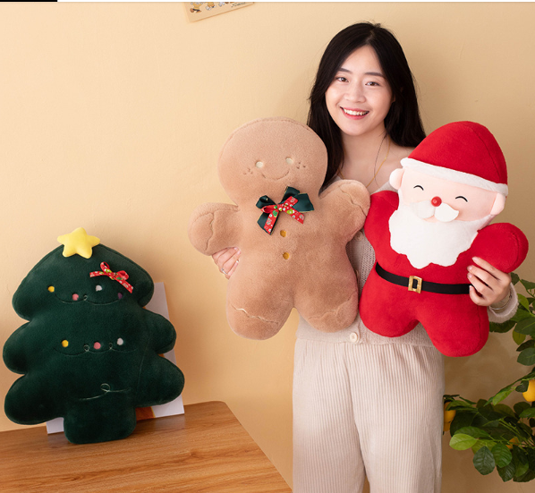 Christmas (Santa Claus/Gingerbread Man/Tree) Plush Toys 45cm