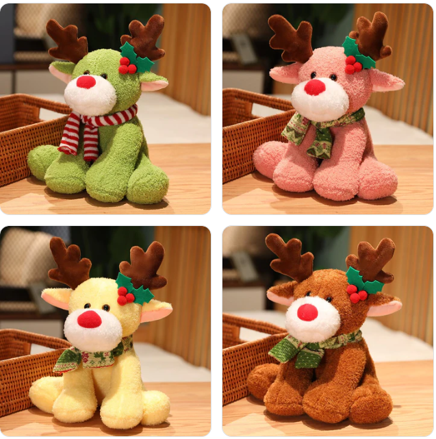 Christmas (Sitting Reindeer) Plush Toys 32cm