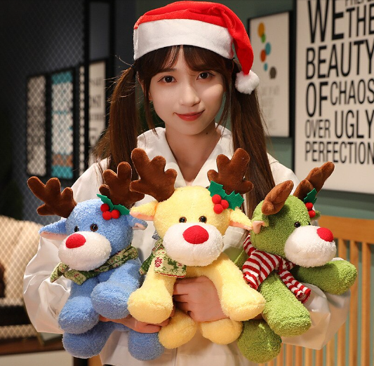 Christmas (Sitting Reindeer) Plush Toys 32cm