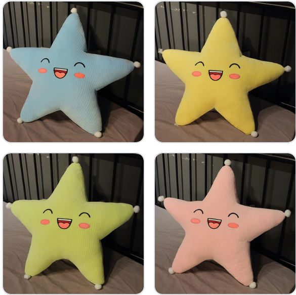 Sky Series Plush Toys (Colourful Star) 65x53cm