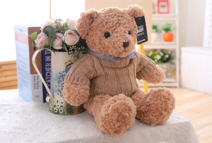 Teddy Bear With Sweater Plush toys 50cm/75cm/110cm