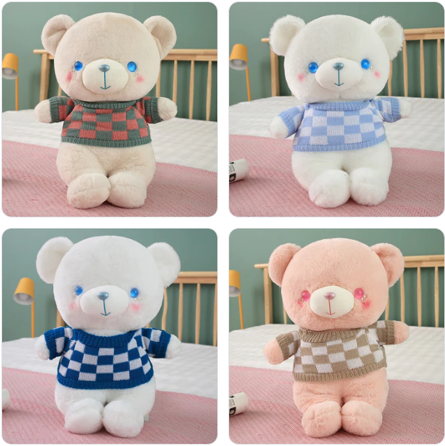 Cute Teddy Bear With Sweater Plush toys 35/50/70cm