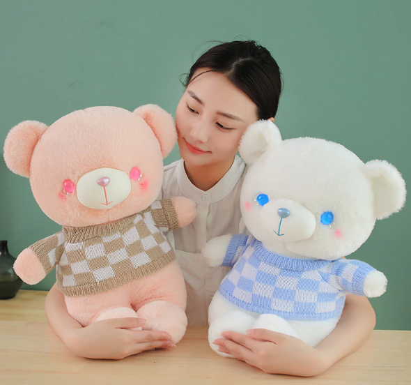 Cute Teddy Bear With Sweater Plush toys 35/50/70cm