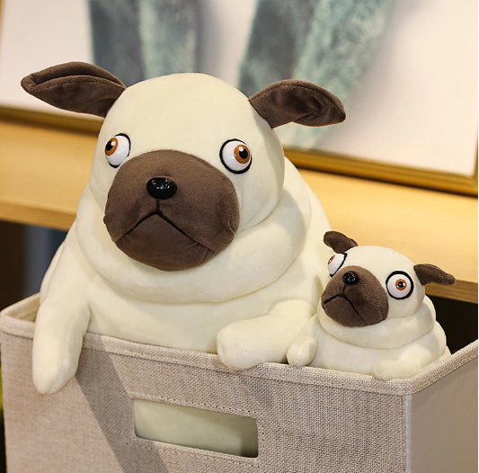 Pug Dog Plush Toys 15/30cm