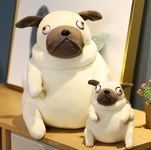 Pug Dog Plush Toys 15/30cm